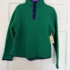 St. John's Bay Forest Green Fleece Jacket